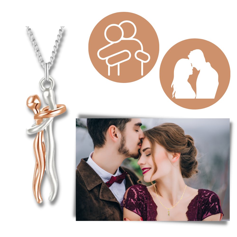 Bijou Symbolique en Acier Inoxydable – Cadeau Couple Élégant
