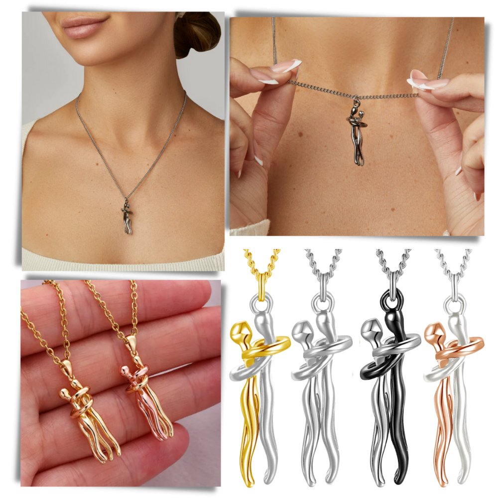 Bijou Symbolique en Acier Inoxydable – Cadeau Couple Élégant