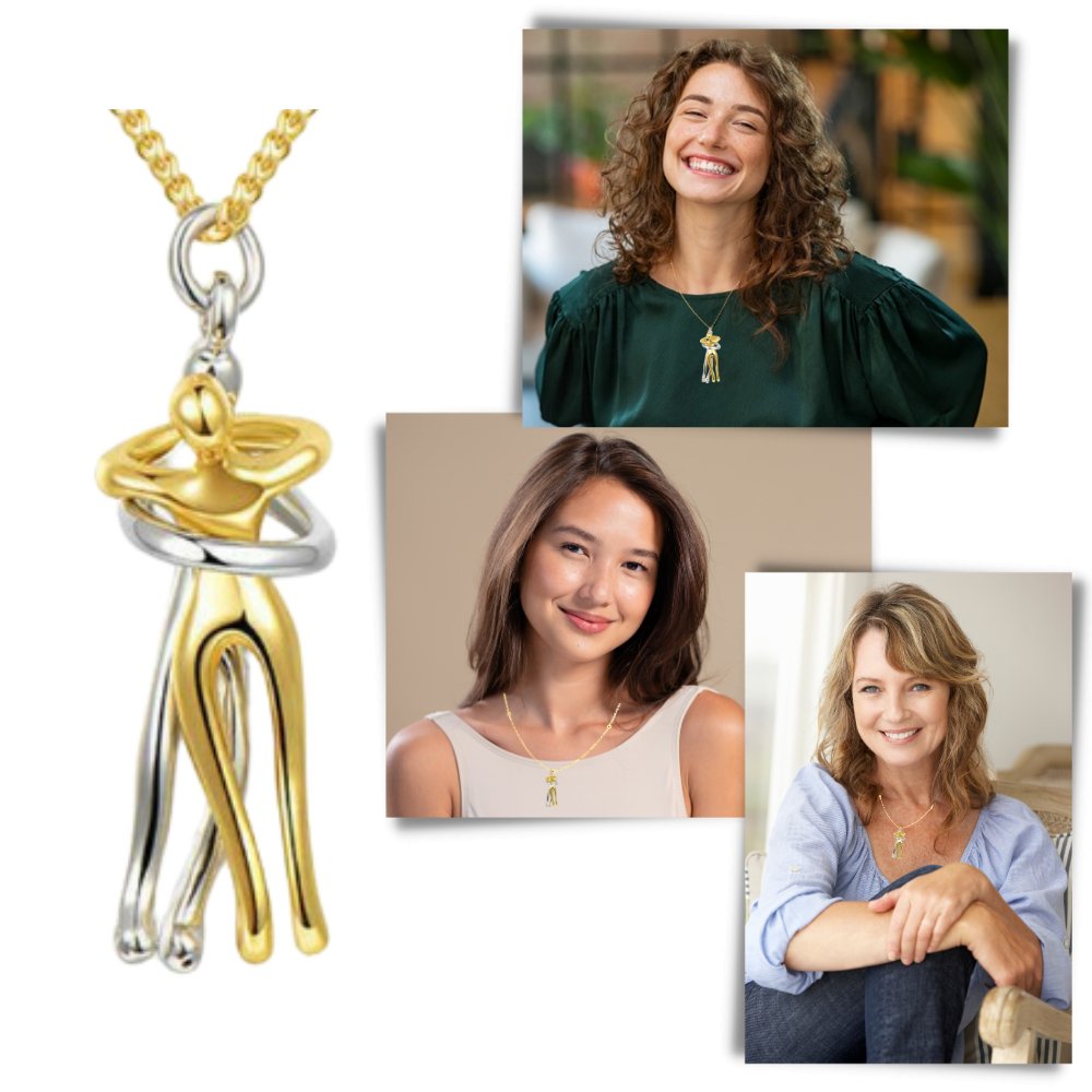 Bijou Symbolique en Acier Inoxydable – Cadeau Couple Élégant