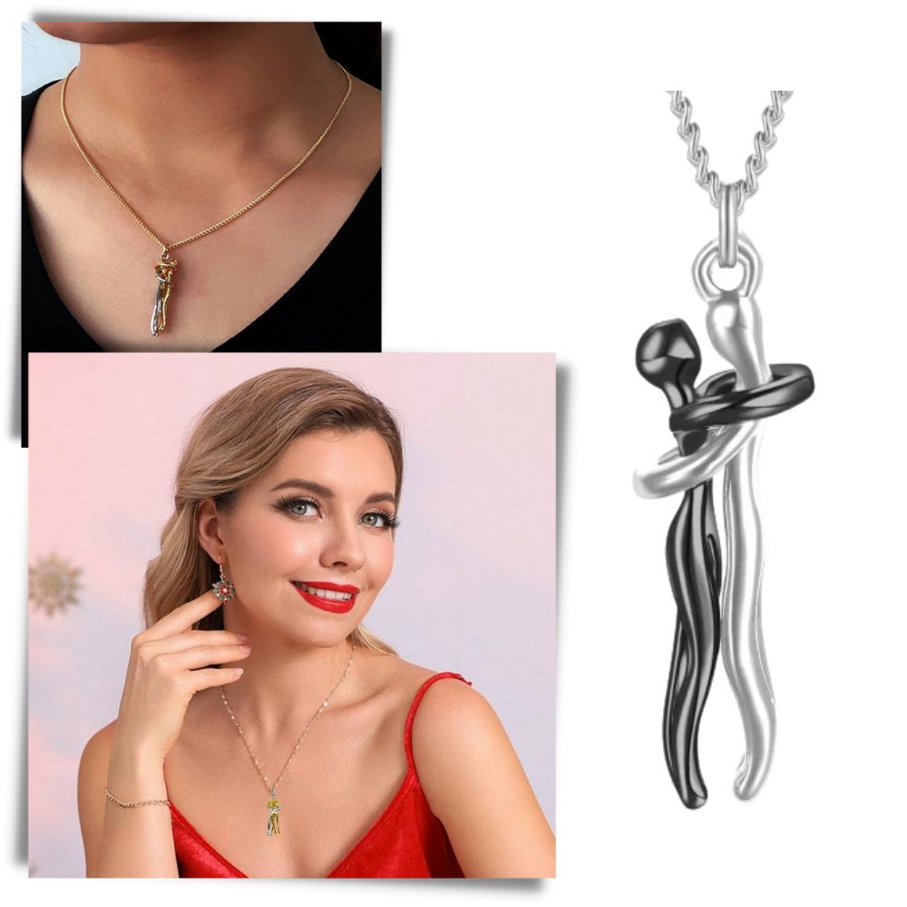 Bijou Symbolique en Acier Inoxydable – Cadeau Couple Élégant