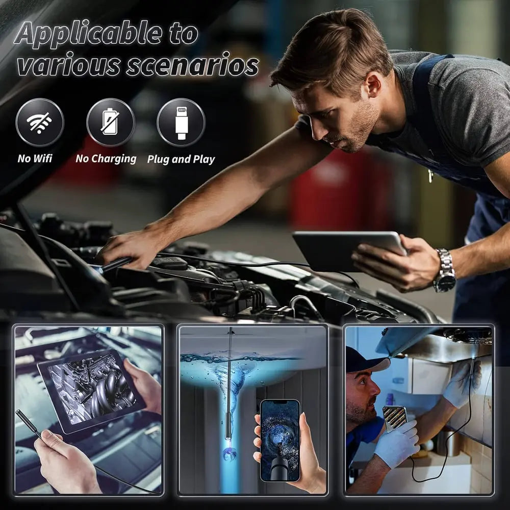 EndoScope™ – Caméra d’inspection HD avec câble de 5 m pratique [50 % de réduction]