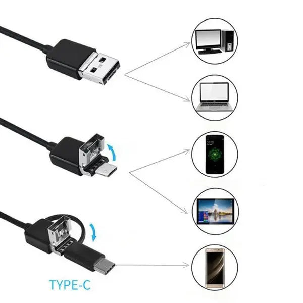 EndoScope™ – Caméra d’inspection HD avec câble de 5 m pratique [50 % de réduction]