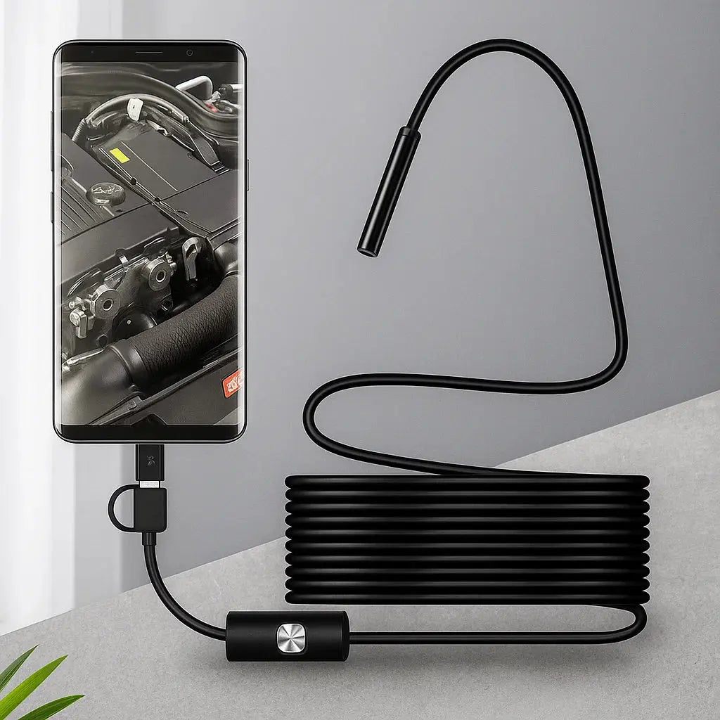 EndoScope™ – Caméra d’inspection HD avec câble de 5 m pratique [50 % de réduction]