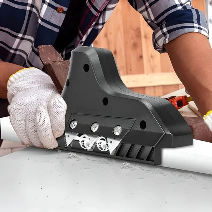 Outil de Chanfreinage Réglable pour Bois et Plâtre – 45° et 60°