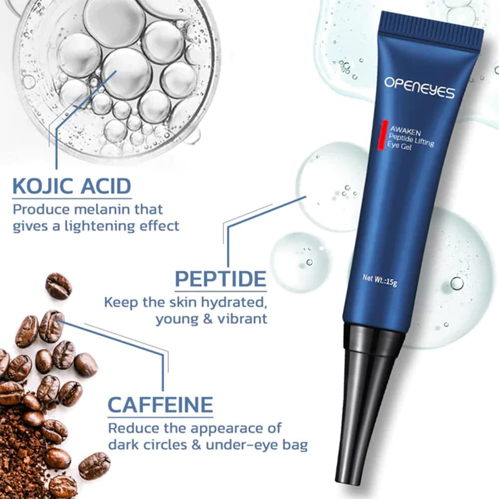 Gel Contour des Yeux aux Peptides – Raffermissant & Anti-Poches