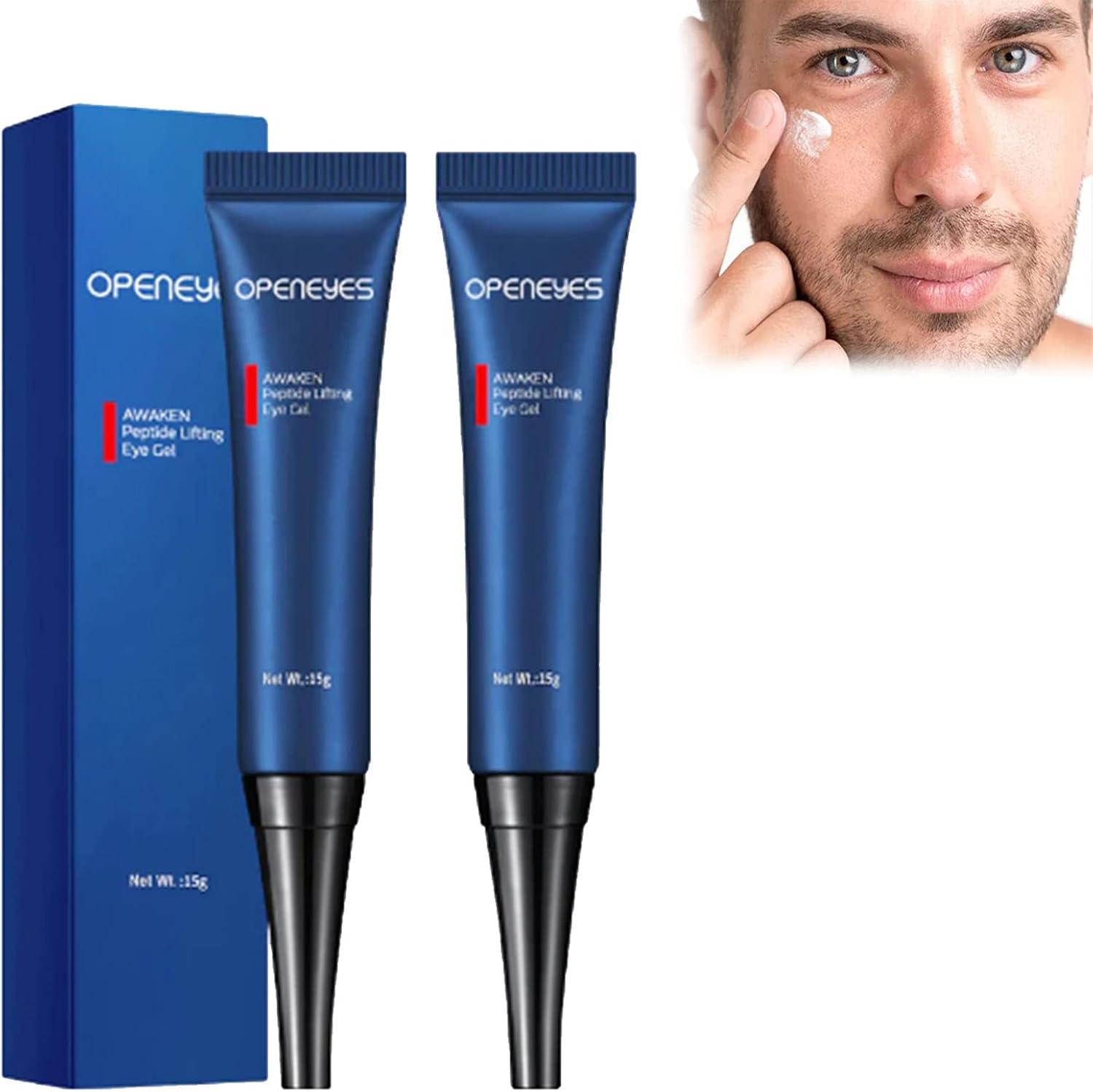 Gel Contour des Yeux aux Peptides – Raffermissant & Anti-Poches