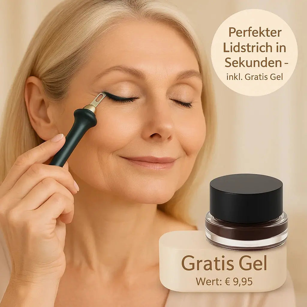 PerfectLine™ – Coffret Eyeliner avec Outil Ergonomique et Gel Imperméable [50 % de Réduction]