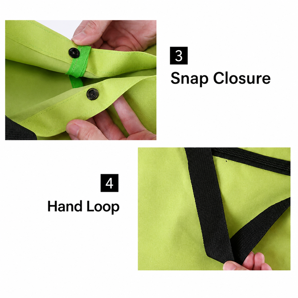 Sac à courses pliable avec roulettes – Sac portatif et chariot 2-en-1