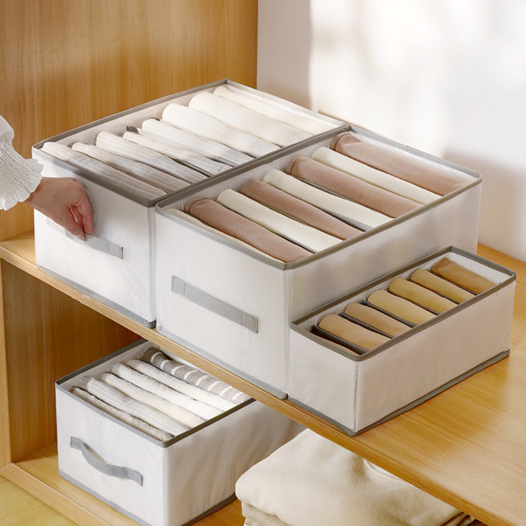Organiseur de tiroir avec compartiments – pliable et robuste