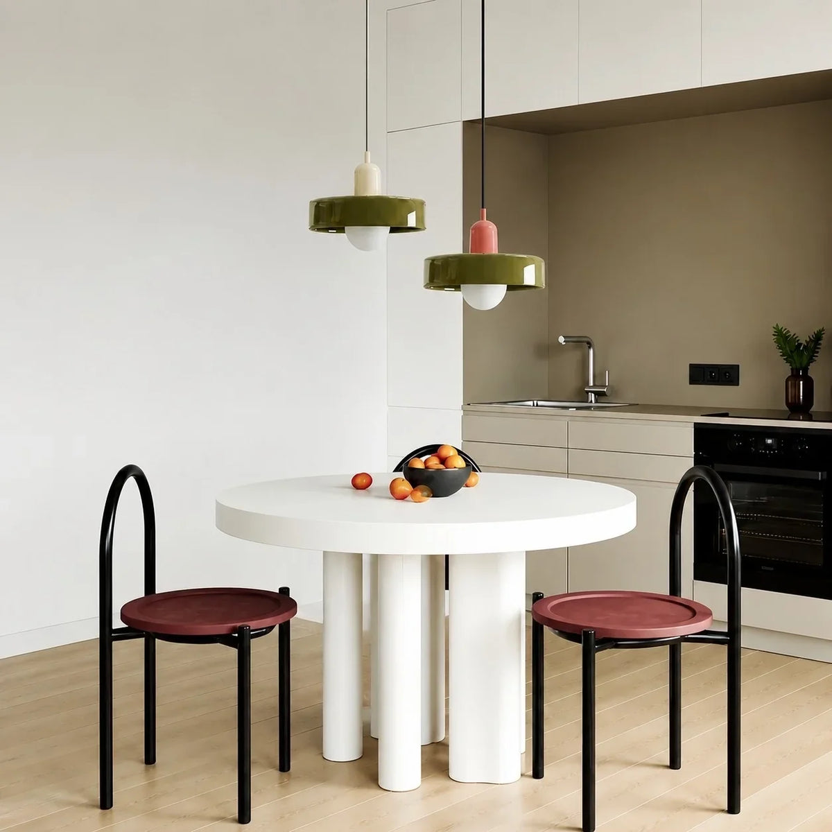 Suspension en verre avec abat-jour sphérique – luminaire décoratif à suspendre