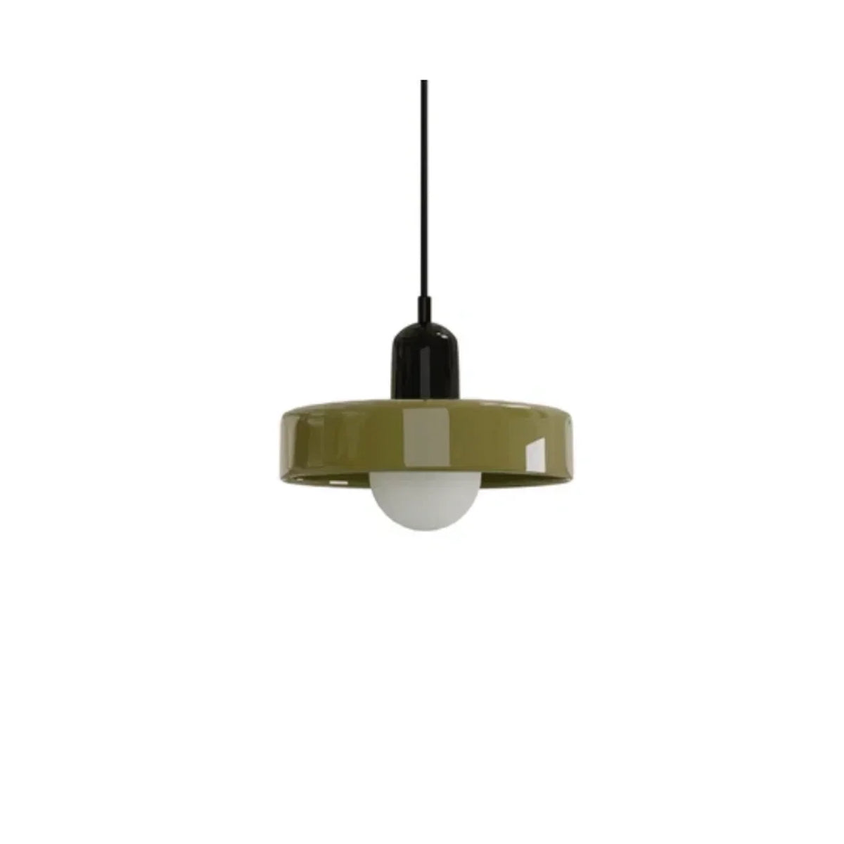 Suspension en verre avec abat-jour sphérique – luminaire décoratif à suspendre