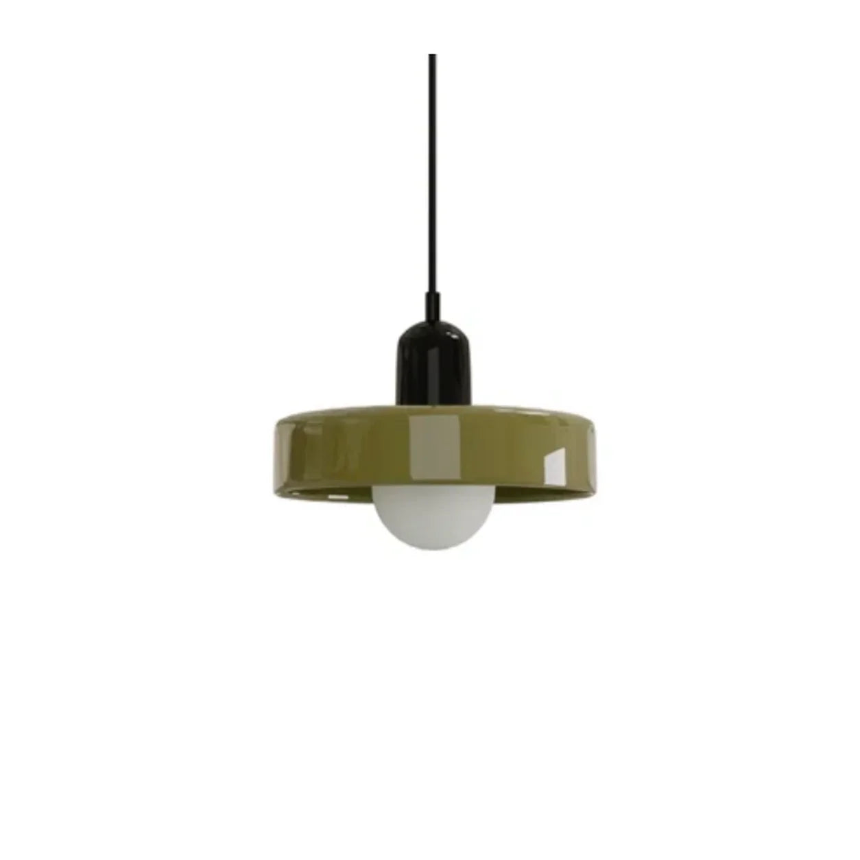 Suspension en verre avec abat-jour sphérique – luminaire décoratif à suspendre