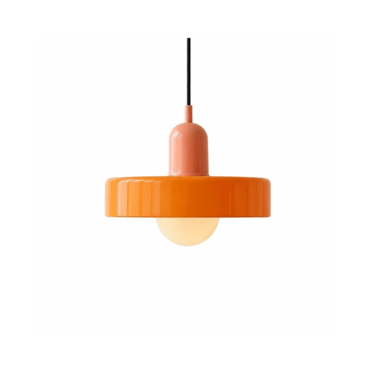 Suspension en verre avec abat-jour sphérique – luminaire décoratif à suspendre
