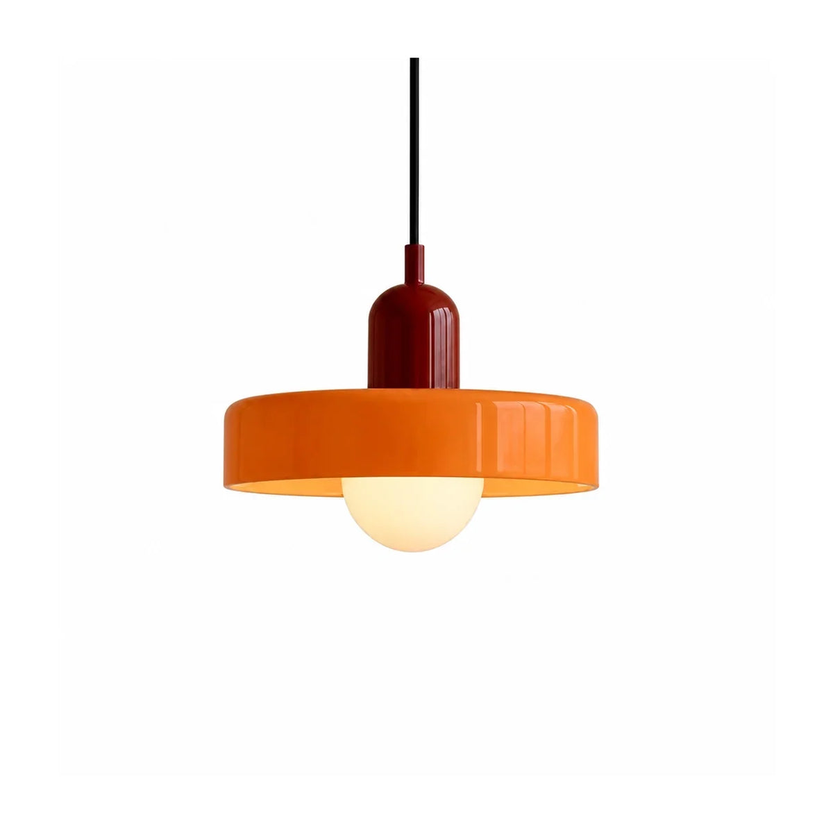 Suspension en verre avec abat-jour sphérique – luminaire décoratif à suspendre