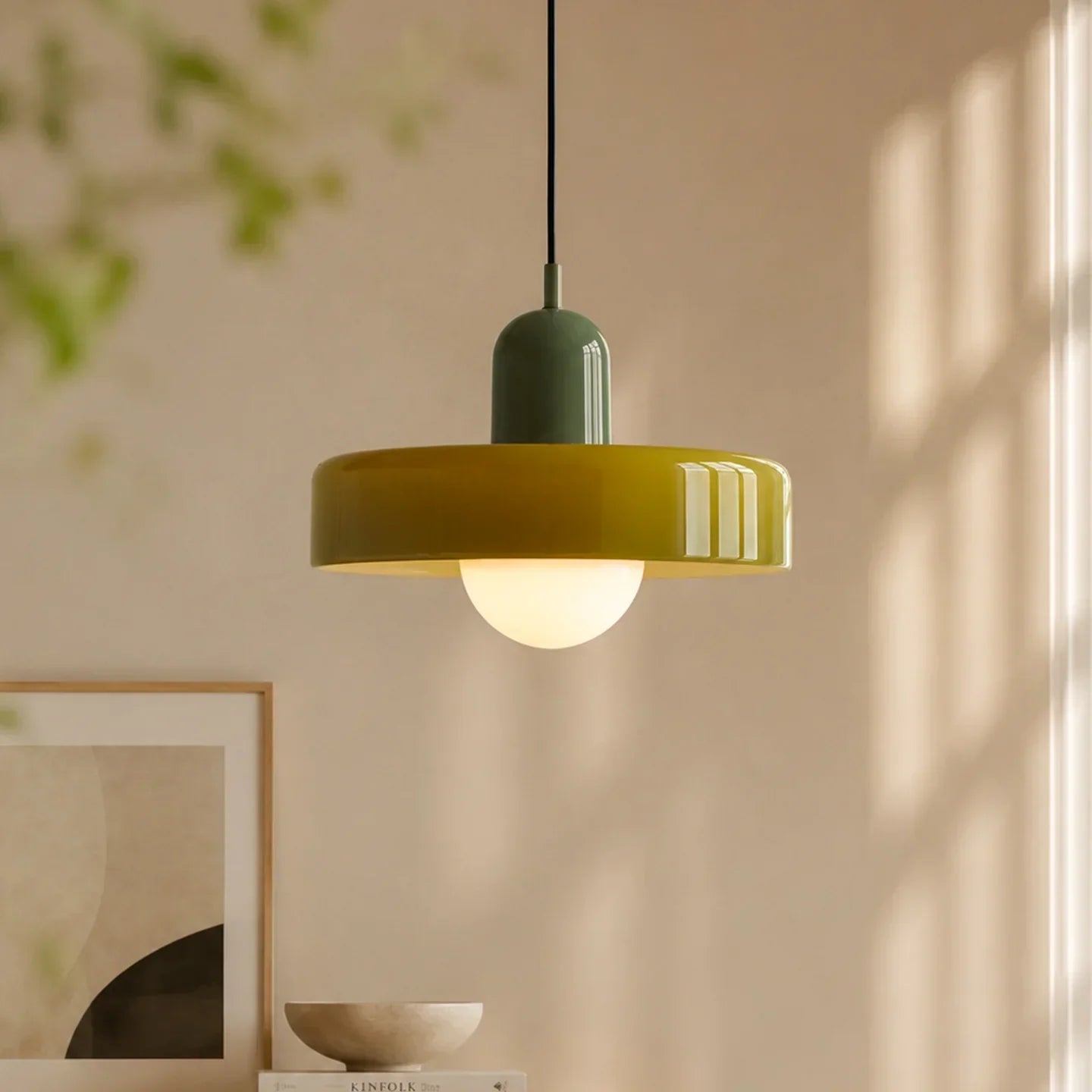 Suspension en verre avec abat-jour sphérique – luminaire décoratif à suspendre
