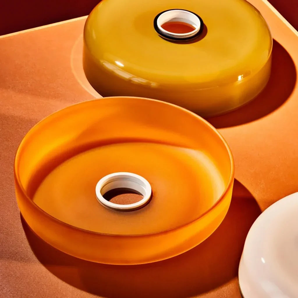 Suspension en verre avec abat-jour sphérique – luminaire décoratif à suspendre