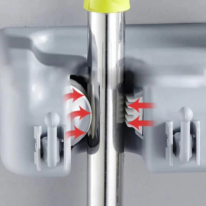 Support Mural pour Balais et Ustensiles de Cuisine en Silicone et ABS