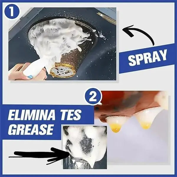 Mousse Nettoyante Dégraissante Polyvalente – Spray Sans Rinçage 100 ml