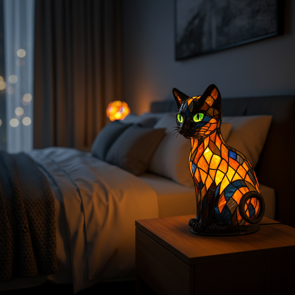 Veilleuse LED Chat en Silicone – Ambiance Douce pour Enfants et Adultes