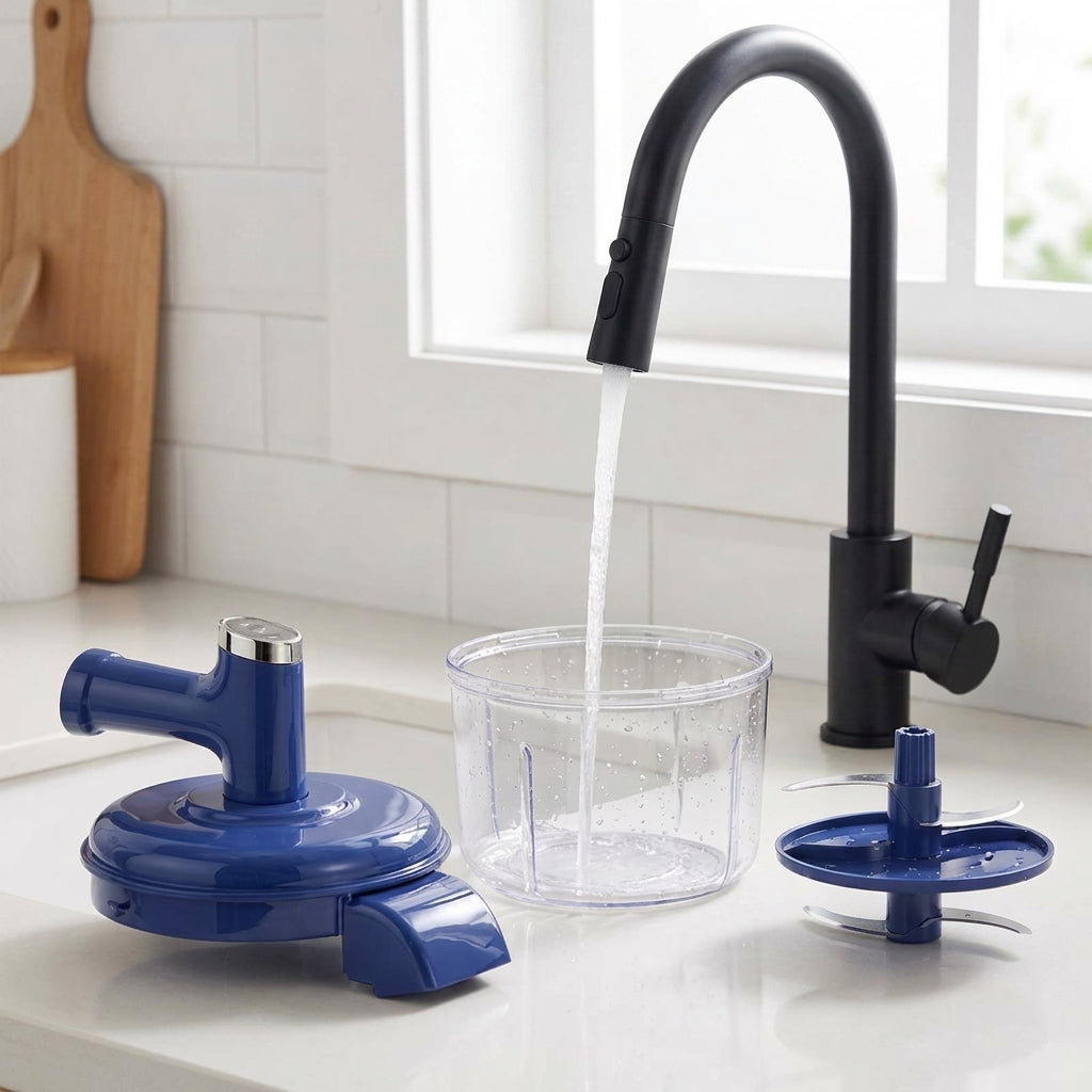 Éplucheur électrique de fruits avec fonction mixeur – Appareil de cuisine 2-en-1