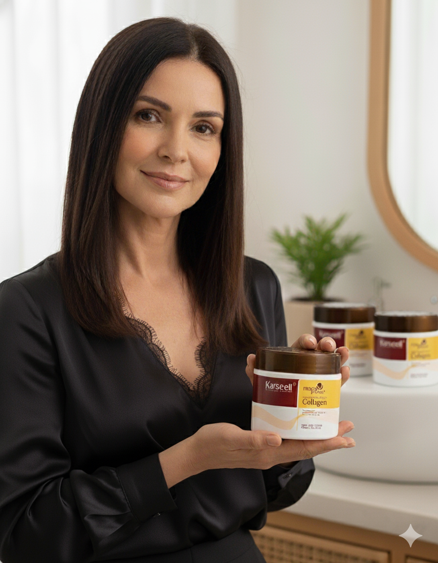 Masque Capillaire Collagène & Maca – Hydratation Profonde et Brillance