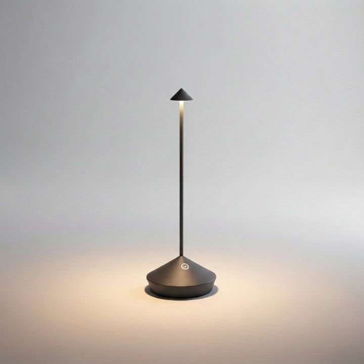 Lampe de table LED sans fil dimmable et imperméable pour intérieur et extérieur