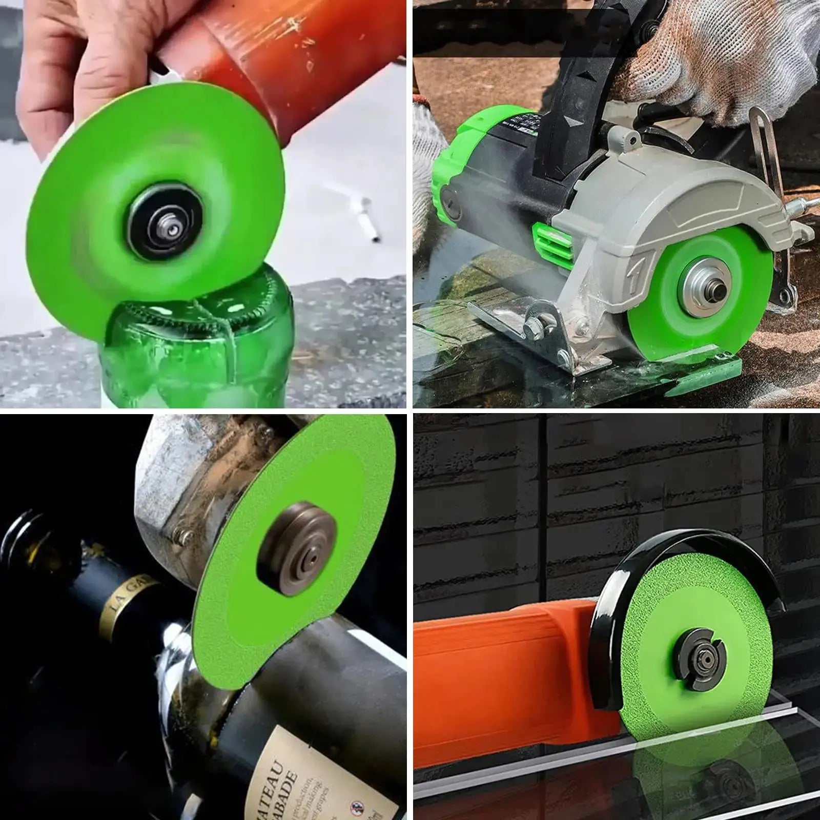 GlassDisc™ – Pour coupe à sec et à l’eau ainsi que des coupes longues et précises [1 + 1 Gratuit]