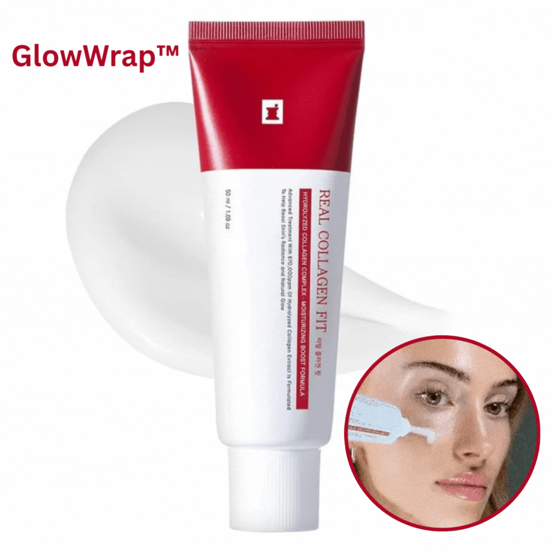 GlowWrap™ – Masque facial au collagène pour une peau éclatante et saine [50 % de réduction]