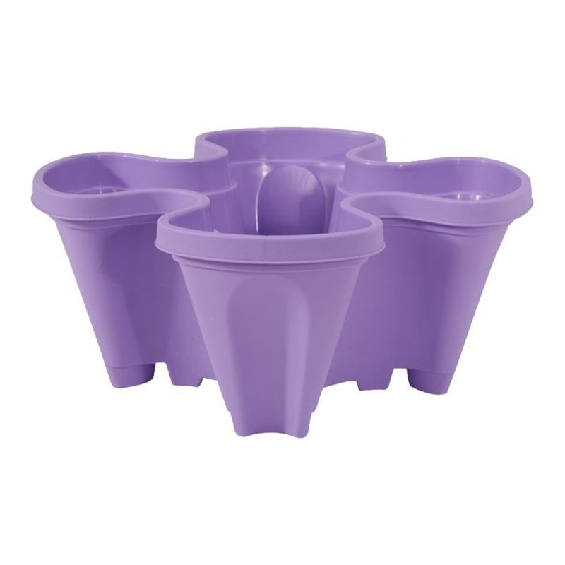 Tour de plantation verticale empilable 4 niveaux pour balcon et jardin