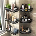Étagère de salle de bain sans perçage – gain de place et élégante
