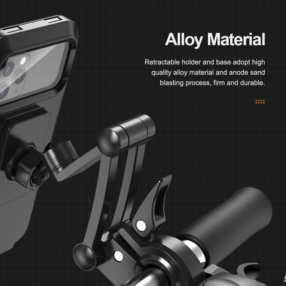 Support Téléphone Vélo Étanche avec Rotation 360° pour Guidon