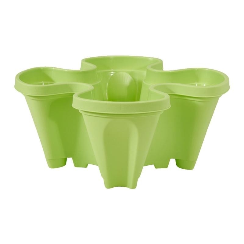Tour de plantation verticale empilable 4 niveaux pour balcon et jardin