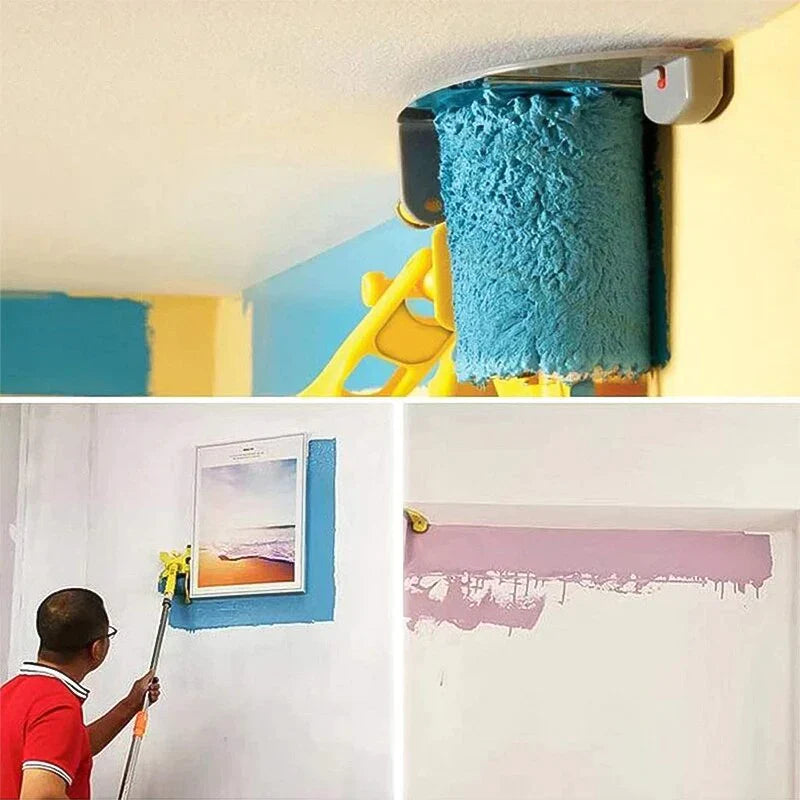 Rouleau de Peinture de Précision sans Ruban Adhésif pour Murs et Bords