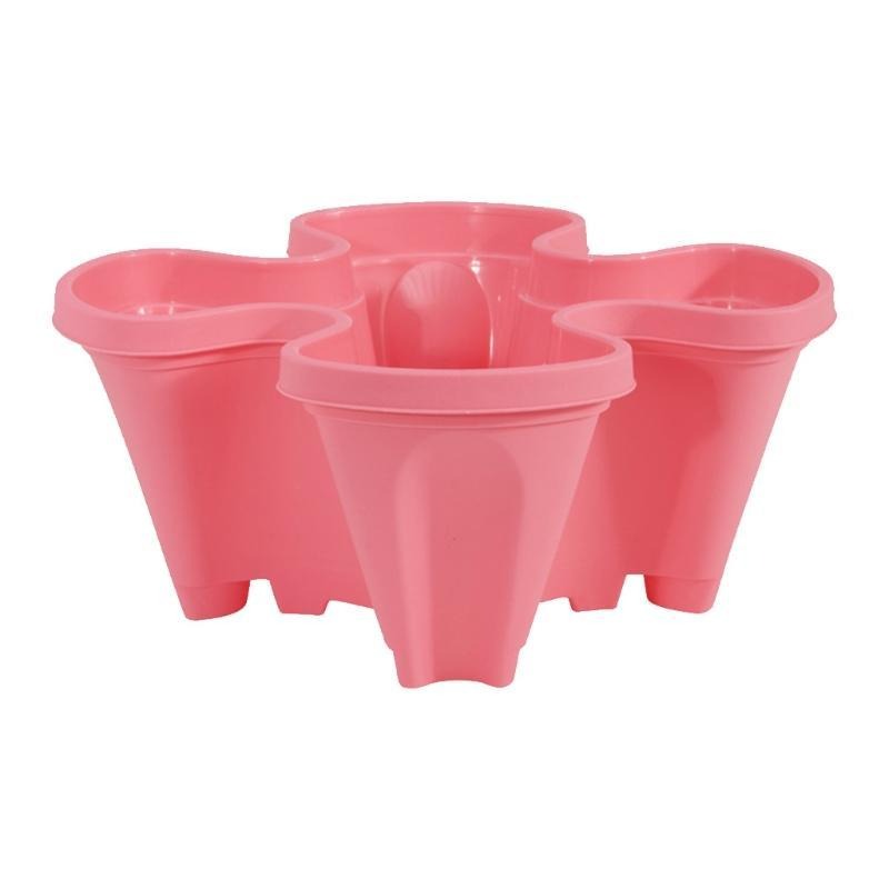 Tour de plantation verticale empilable 4 niveaux pour balcon et jardin