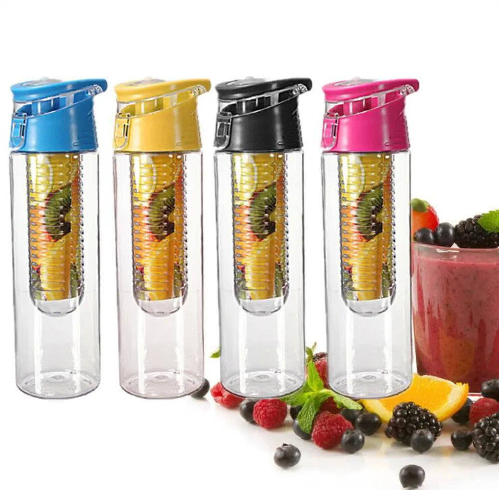 Bouteille d'Eau avec Infuseur à Fruits 700 ml – Sans BPA