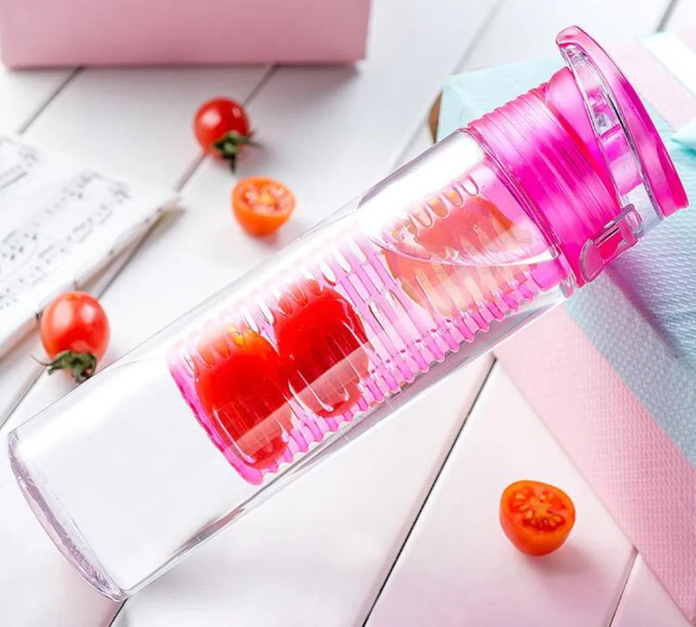 Bouteille d'Eau avec Infuseur à Fruits 700 ml – Sans BPA