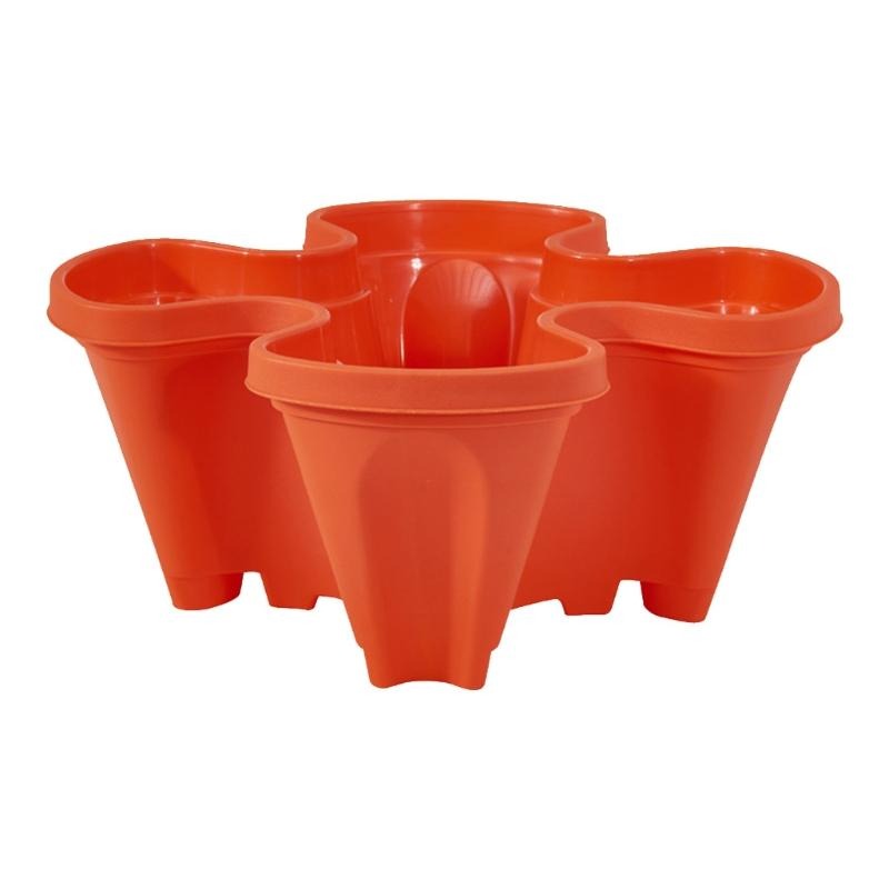 Tour de plantation verticale empilable 4 niveaux pour balcon et jardin