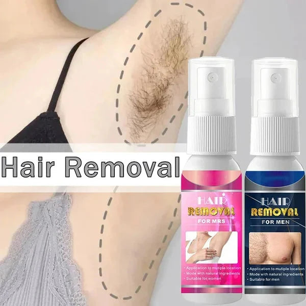 Spray Dépilatoire Doux pour Peaux Sensibles – Brume Épilation Sans Irritation