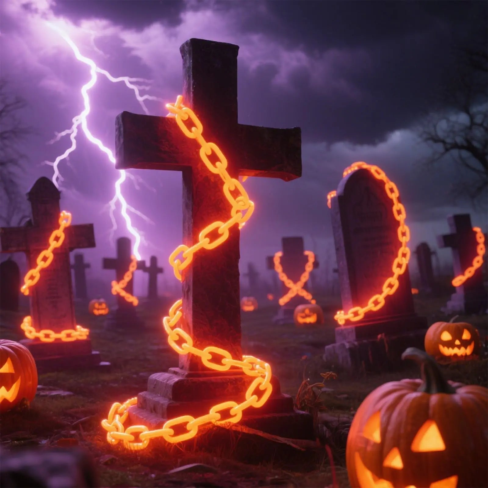 ScaryChain™ – Résistant aux tempêtes, durable et sans risque de court-circuit [50 % de réduction]