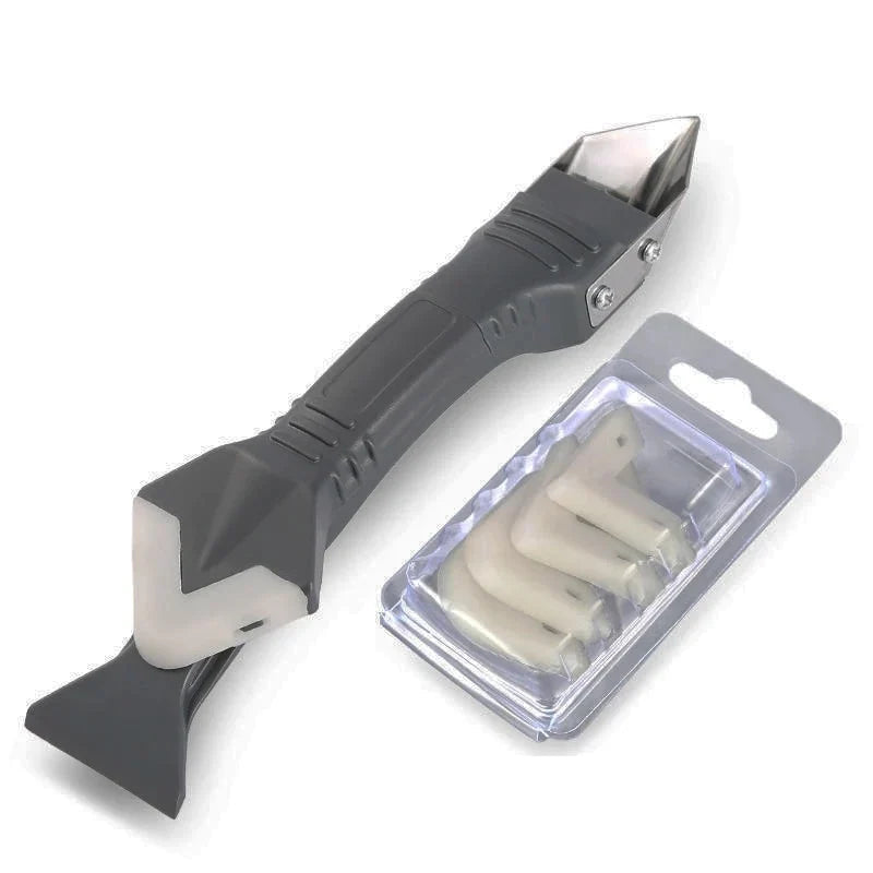 Outil de Lissage et Retrait de Joints Silicone 3-en-1 Multifonction