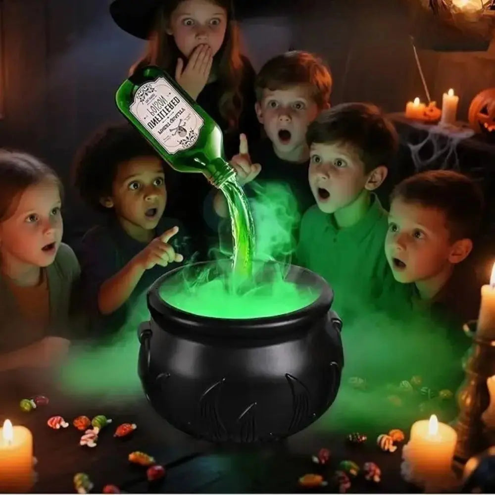 HexenKessel™ – Avec bouteille magique flottante et effet de brouillard mystérieux [50 % de réduction]