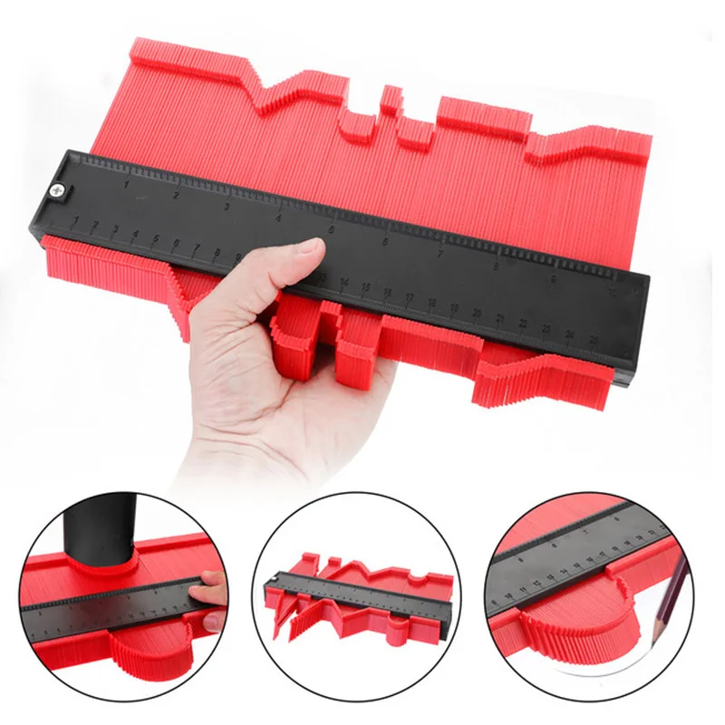 Gabarit de Contour 25 cm – Jauge de Profil pour Coupes Précises en Bricolage