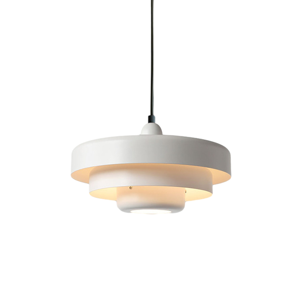 Suspension en disques superposés design Macaron à trois niveaux