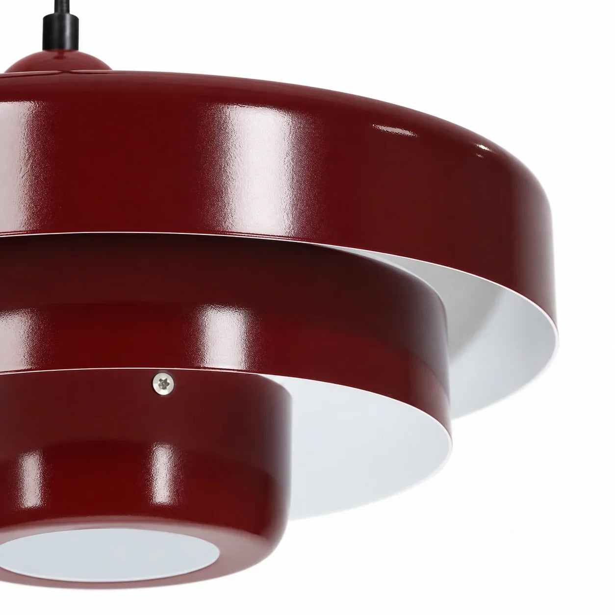 Suspension en disques superposés design Macaron à trois niveaux