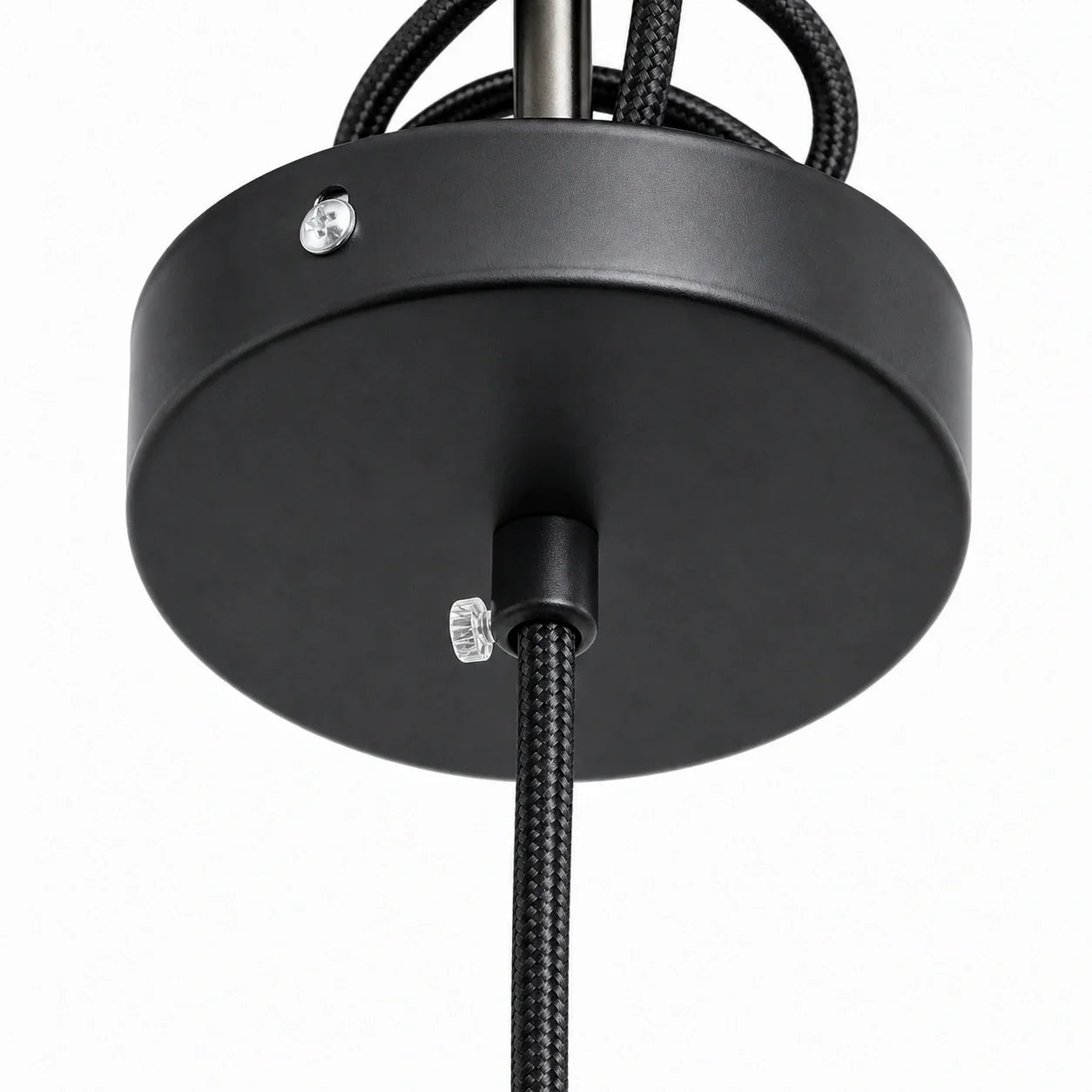 Suspension en disques superposés design Macaron à trois niveaux