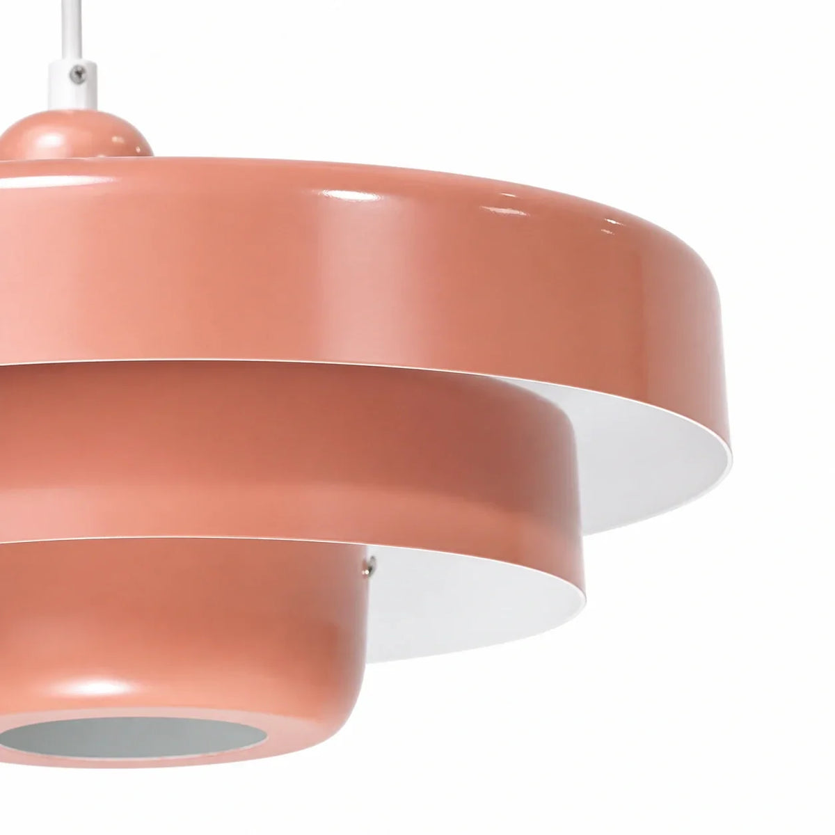 Suspension en disques superposés design Macaron à trois niveaux