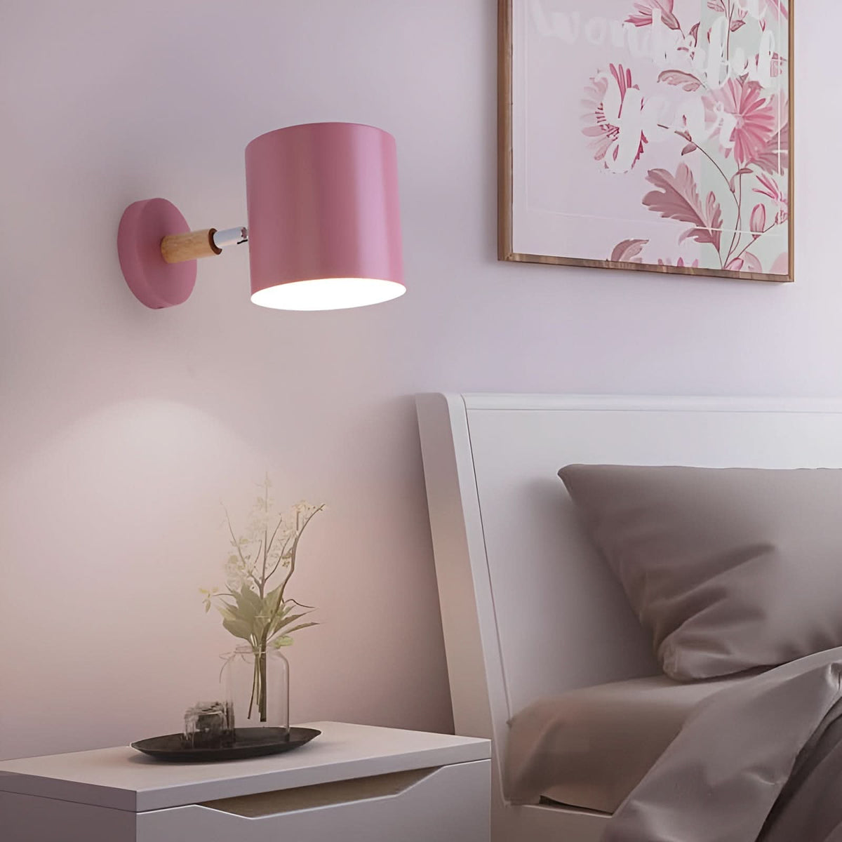 Applique murale en couleurs pastel – éclairage mural d'ambiance