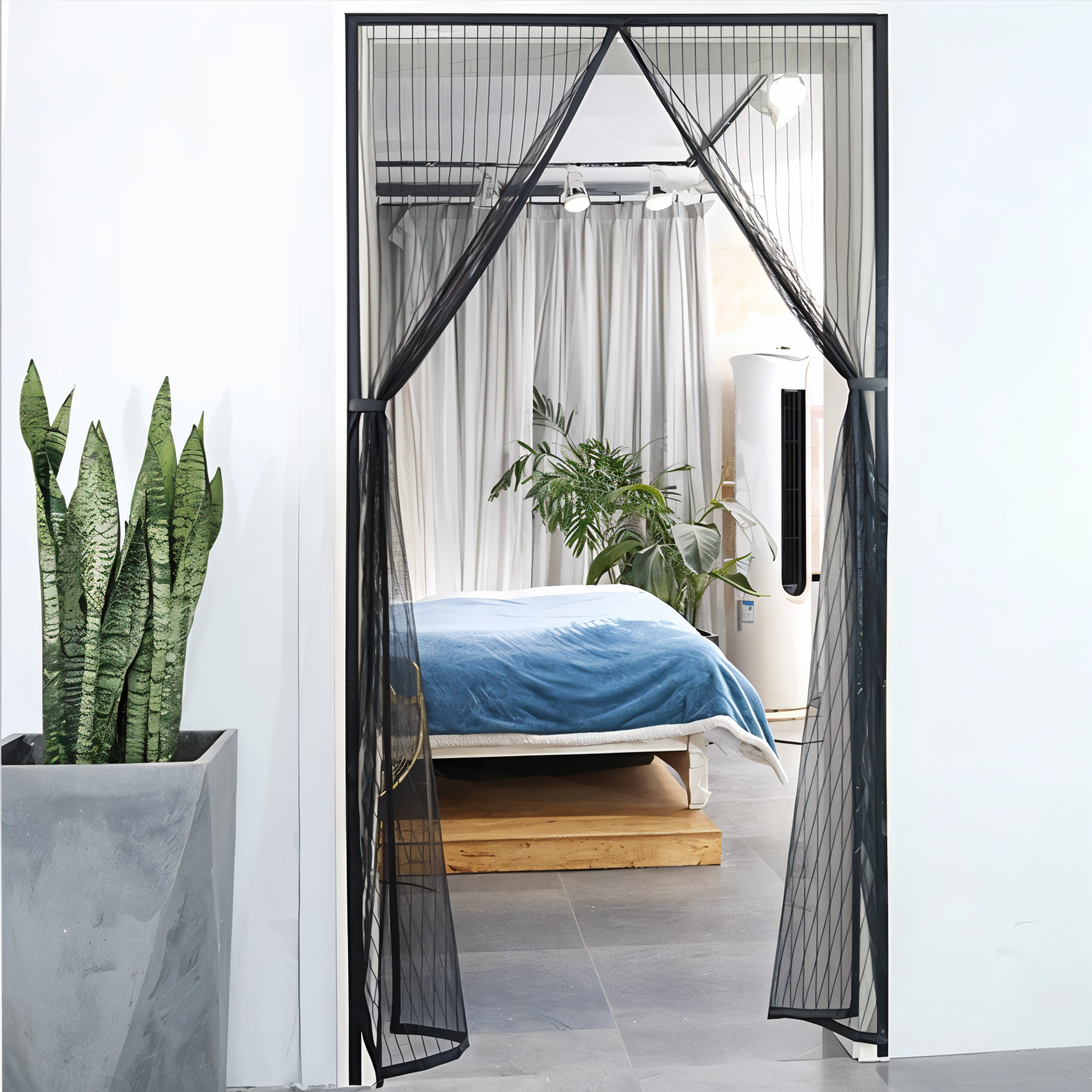 Moustiquaire Magnétique pour Porte – Fermeture Automatique Anti-Insectes