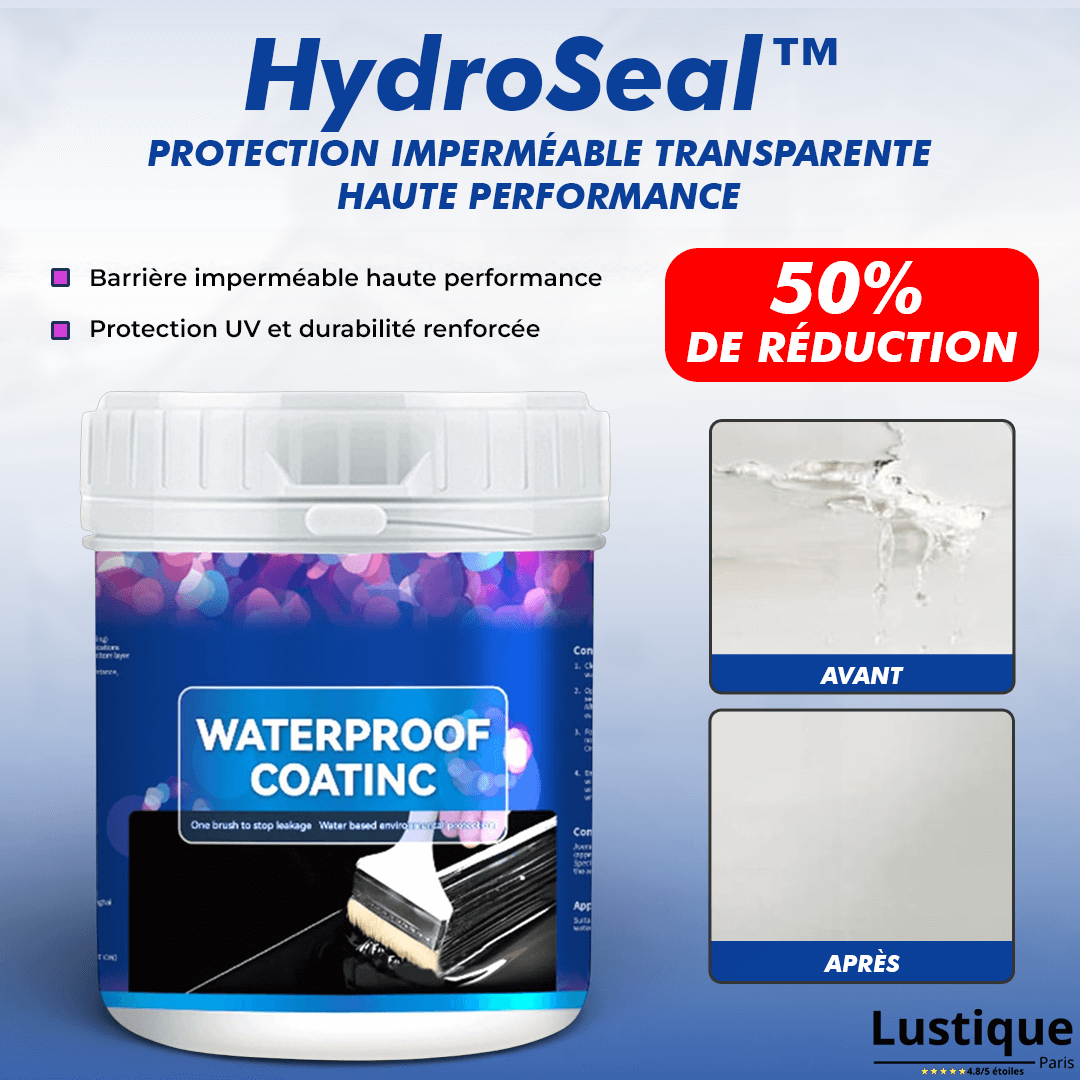 Revêtement imperméable transparent pour murs, toits et façades