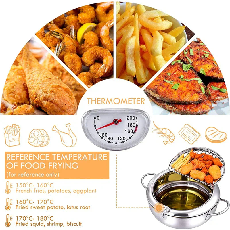 OlioPan™ – Résultats de friture parfaits avec contrôle de température intégré [50 % de réduction]